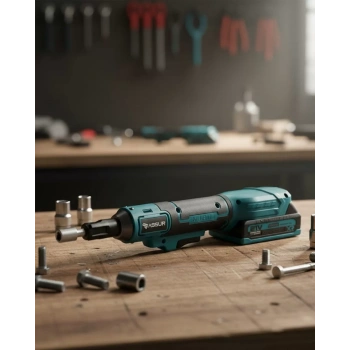 VipMarketim Yandan Sıkma Somun İşlemleri İçin 21V Akülü Cırcır Anahtar