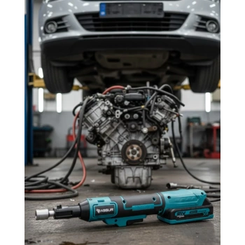 VipMarketim Yandan Sıkma Somun Uyumlu Akülü Cırcır Kolu 21V Güçlü Tork