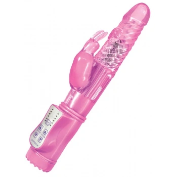 VipMarketim Yayo Oynar Başlıklı Tavşan Vibratör - Pembe