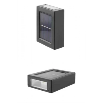 VipMarketim Yeni Model Solar Çift Taraflı Duvar Lambası Dekoratif Duvar Lambası