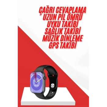 VipMarketim Yeni Nesil Akıllı Saat Ve Kulaklık Seti Gümüş Kasa Zarif Tasarım Çok Fonksiyonlu