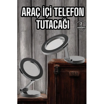 VipMarketim Yeni Nesil Araç İçi Mıknatıslı Telefon Tutacağı Tüm Telefonlara Uyumlu