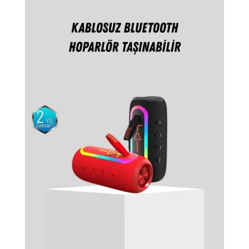 VipMarketim Yeni Nesil Bluetooth 5.1 Hoparlör – Güçlü Ses Hızlı Bağlantı Uzun Pil Ömrü