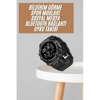 VipMarketim Yeni Nesil Çok Fonksiyonlu Uyku ve Sağlık Takibi Yapabilen Siyah