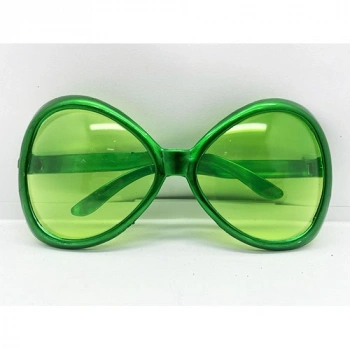 VipMarketim Yeşil Renk Yeşilçam Nostalji 80li Yıllar 90lı Yıllar Parti Gözlüğü 7x16 cm