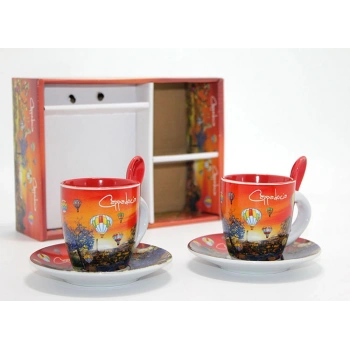 VipMarketim Yöresel İkili Fincan Seti Model 3