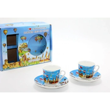 VipMarketim Yöresel İkili Fincan Seti Model 4