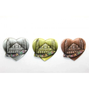 VipMarketim Yöresel Sultanahmet Magnet Kalp Tasarımlı