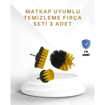 VipMarketim Yüksek Devirde Etkili Temizlik Sağlayan Matkap Ucu Fırça Seti