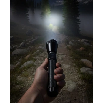 VipMarketim Yüksek Güçlü LED El Feneri Şarjlı 6000 Lümen Acil Durum Seti