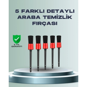 VipMarketim Yumuşak Kıllı Araç Bakım Fırça Takımı