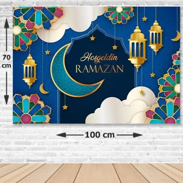 !TOPTAN! Hoş Geldin Ramazan Afişi 70*100 cm