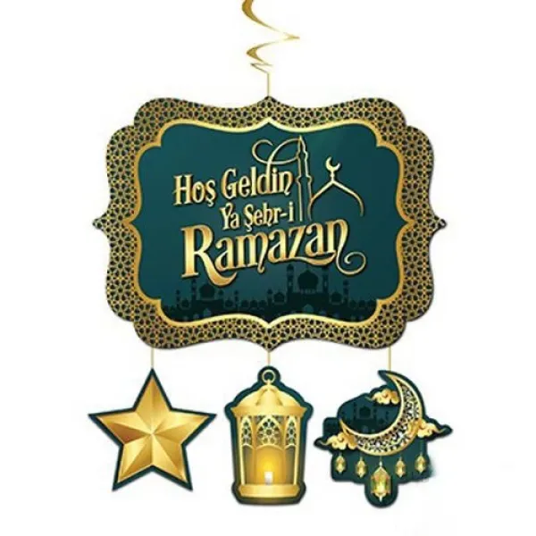 !TOPTAN! Hoş Geldin Ramazan Kapı Süsü