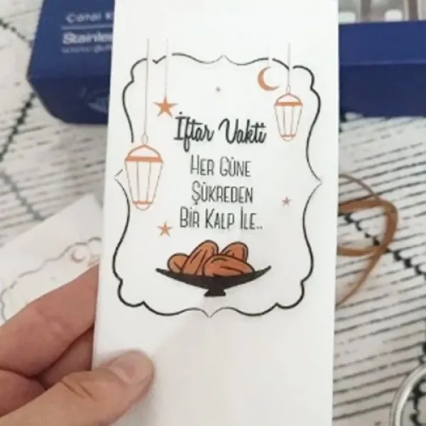 !TOPTAN! İftar Vakti Peçete Lüks (20 adet)