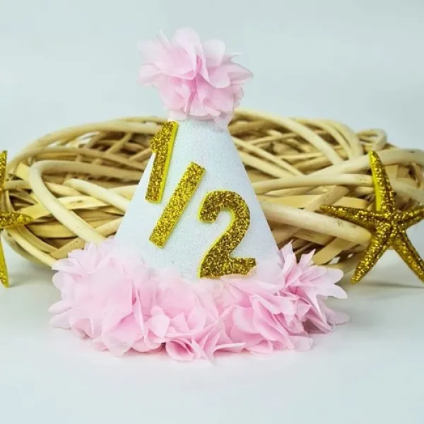 1/2 Simli Eva Çiçekli Şapka