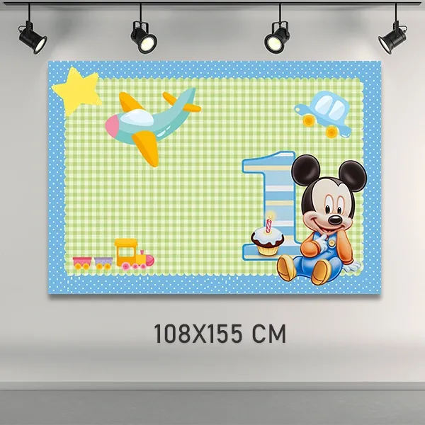 1 Yaş Baby Mickey Mouse Afişi (108x155&nbsp;cm)