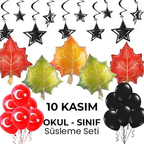 10 Kasım Okul - Sınıf Süsleme Seti