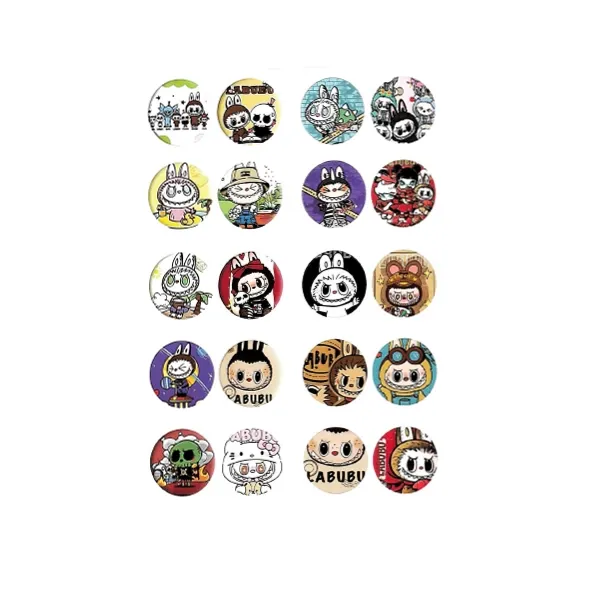 16 Sayfa Labubu Boyama Kitabı Stickerlı 1 Adet