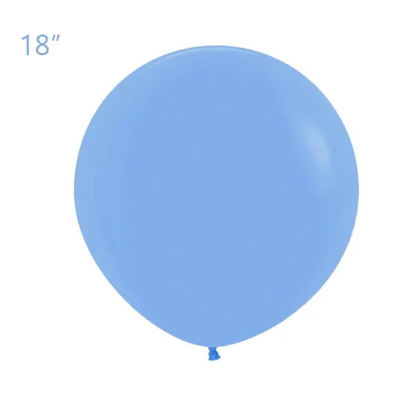 Açık Mavi Pastel Jumbo Balon (18 inch / 45 cm)