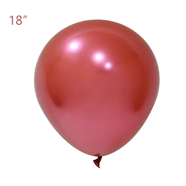 Kırmızı Krom Jumbo Balon (18 inch / 45 cm)