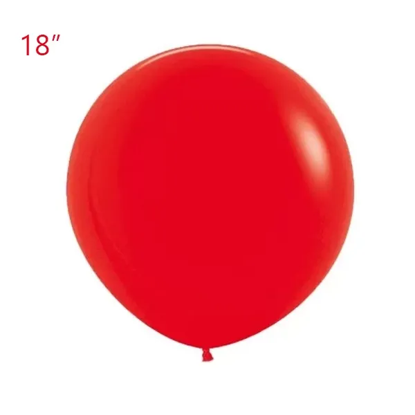 Kırmızı Pastel Jumbo Balon (18 inch / 45 cm)