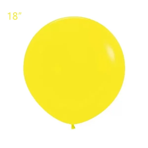 Sarı Pastel Jumbo Balon (18 inch / 45 cm)
