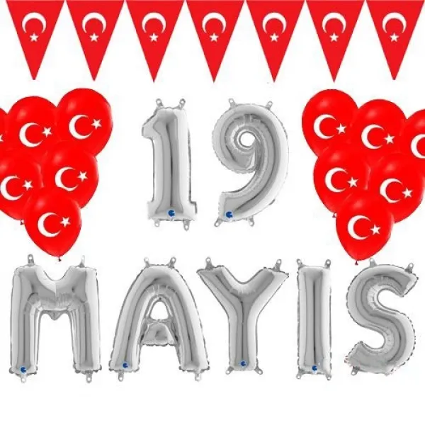 19 Mayıs Balon Süsleme Seti