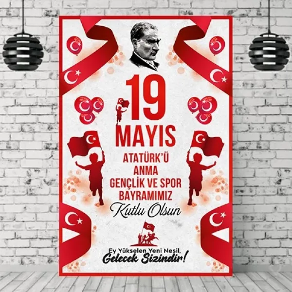 19 Mayıs Hatıra Afişi 100*150 cm
