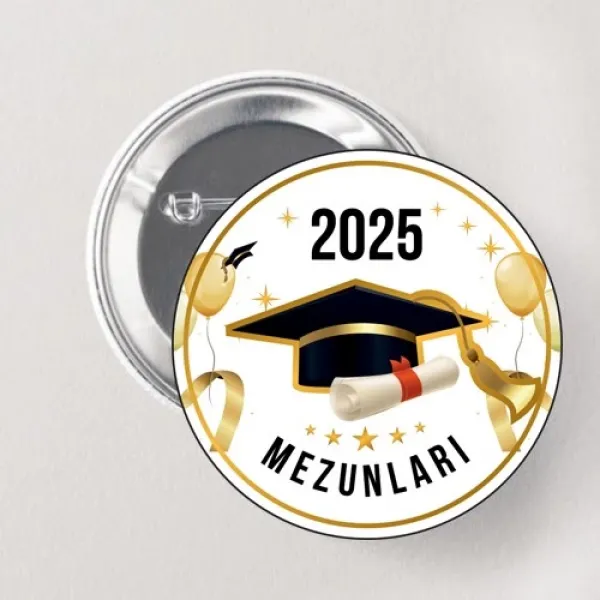 2025 Mezuniyet Rozeti 1 Adet