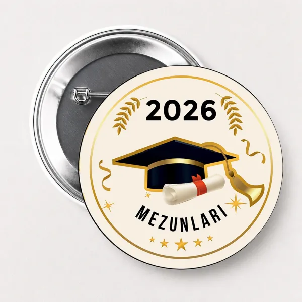 2026 Mezuniyet Rozeti (1 Adet)