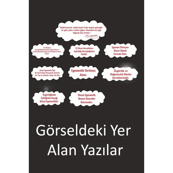 23 Nisan Kapı Afişi 30*160 cm