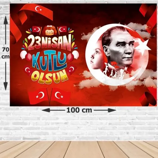 23 Nisan Kutlu Olsun Afişi 70*100 cm