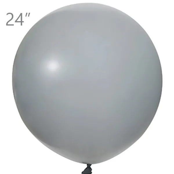 Gri Pastel Jumbo Balon (24 inch / 60 cm)