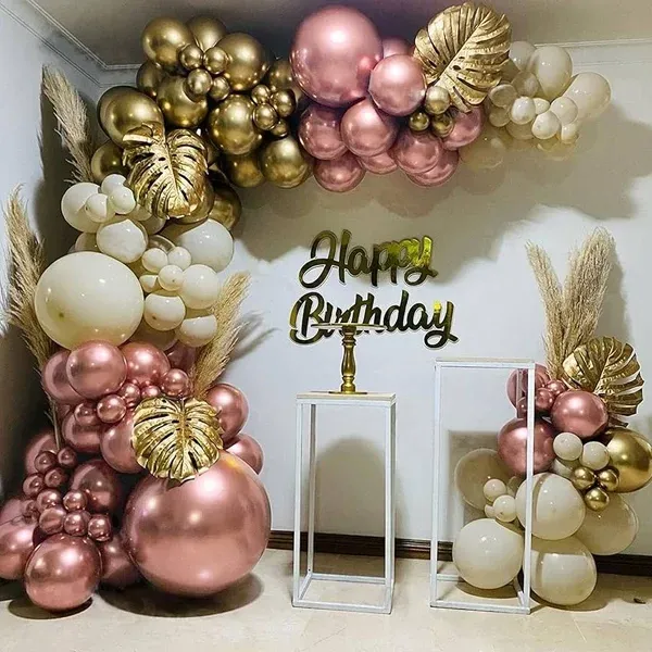 Jumbo Krom Balon Rose Gold (24 inch / 60 cm)