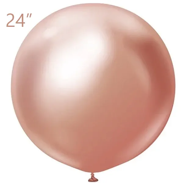 Jumbo Krom Balon Rose Gold (24 inch / 60 cm)