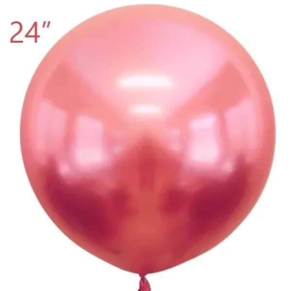 Jumbo Krom Balon Kırmızı (24 inch / 60 cm)