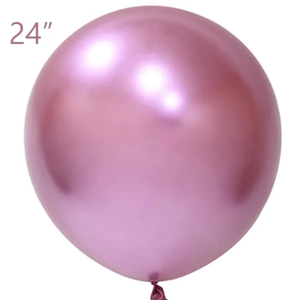 Jumbo Krom Balon Pembe (24 inch / 60 cm)