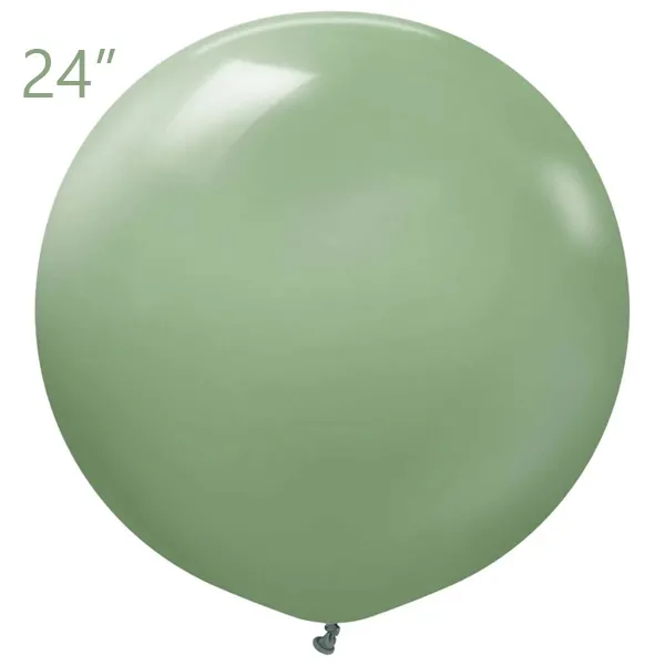Küf Yeşili (Okaliptus) Pastel Jumbo Balon (24 inch / 60 cm)