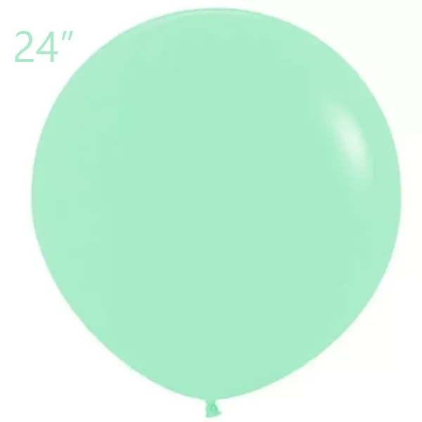Su Yeşili Pastel Jumbo Balon (24 inch / 60 cm)