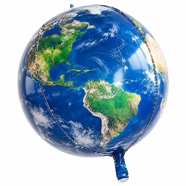 4D Dünya Küre Folyo Balon (60 cm)
