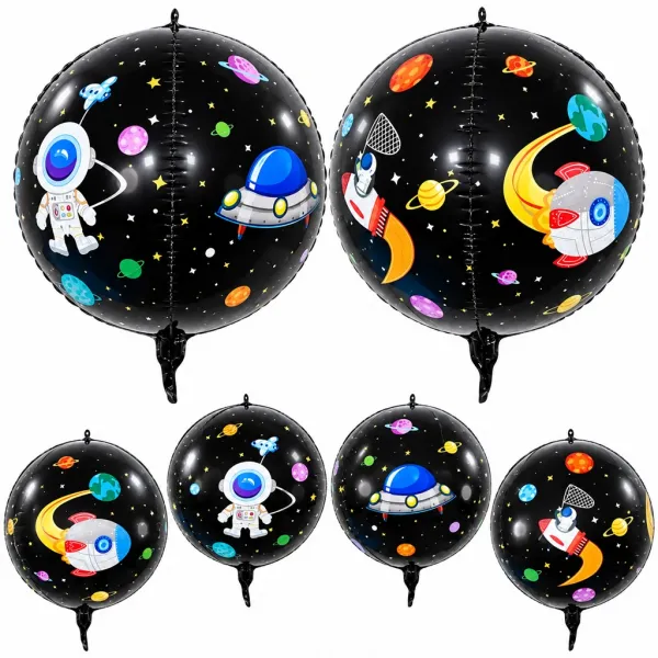 4D Uzay Küre Folyo Balon (60 cm)