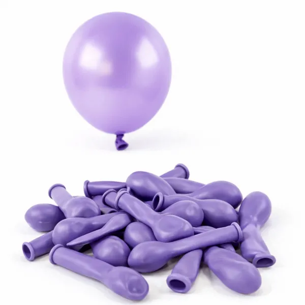 5 inch Mini Lila Pastel Balon (10 Adet)