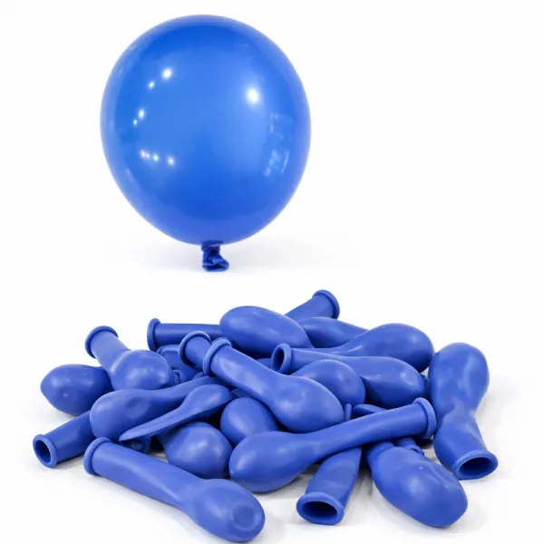 5 inch Mini Mavi Pastel Balon (10 Adet)