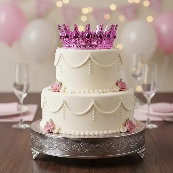 Doğum Günü Pasta Tacı Pembe
