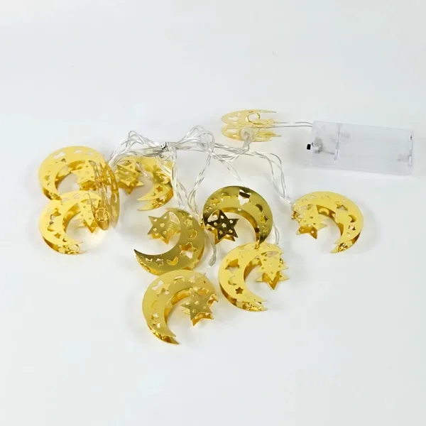 Ramazan Metal Hilal-Ay Yıldız Led ışık (2 metre)