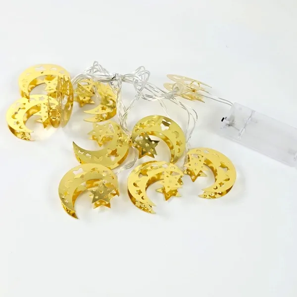 Ramazan Metal Hilal-Ay Yıldız Led ışık (2 metre)