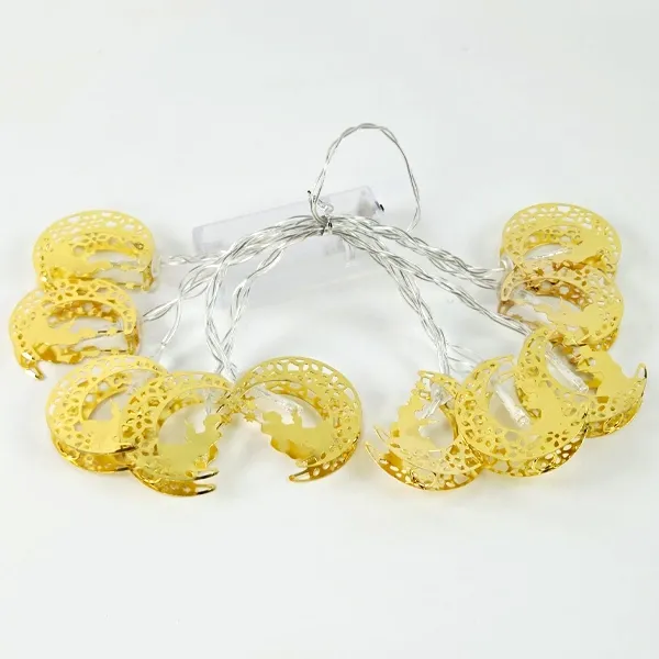 Ramazan Metal Hilal-Dua Eden Figür Led ışık (2 metre)