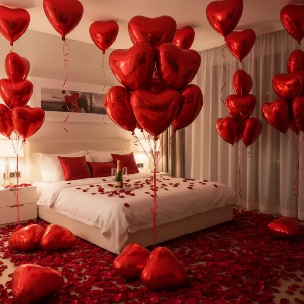 Kalpli Folyo Uçan Balon Demeti 20 Adet MAĞAZADAN