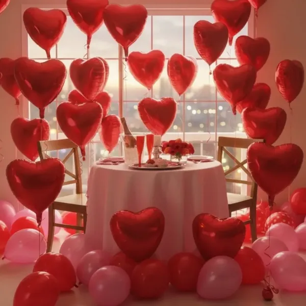 20 Adet Kalpli Folyo Uçan Balon MAĞAZADAN