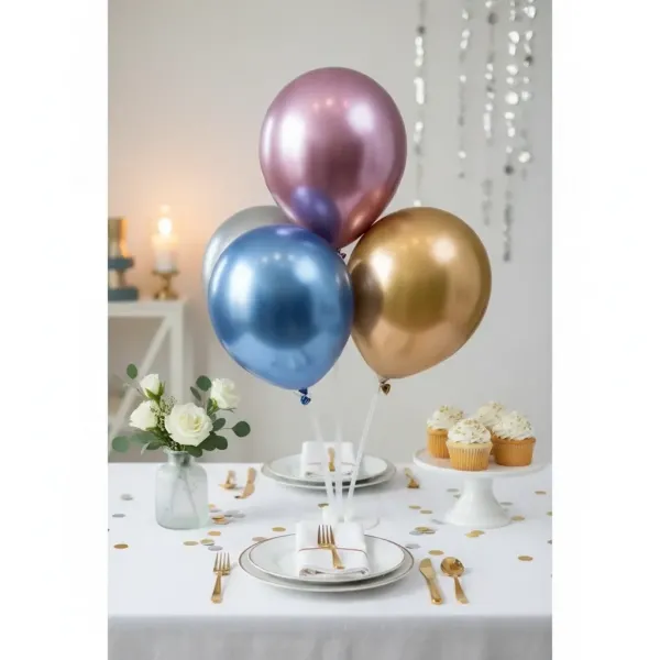 Masa Üzeri Ayaklı Balon Standı 4lü